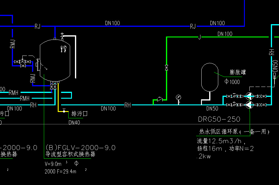 (B)FGLV-2000-9.0导流型容积式换热器细节图2